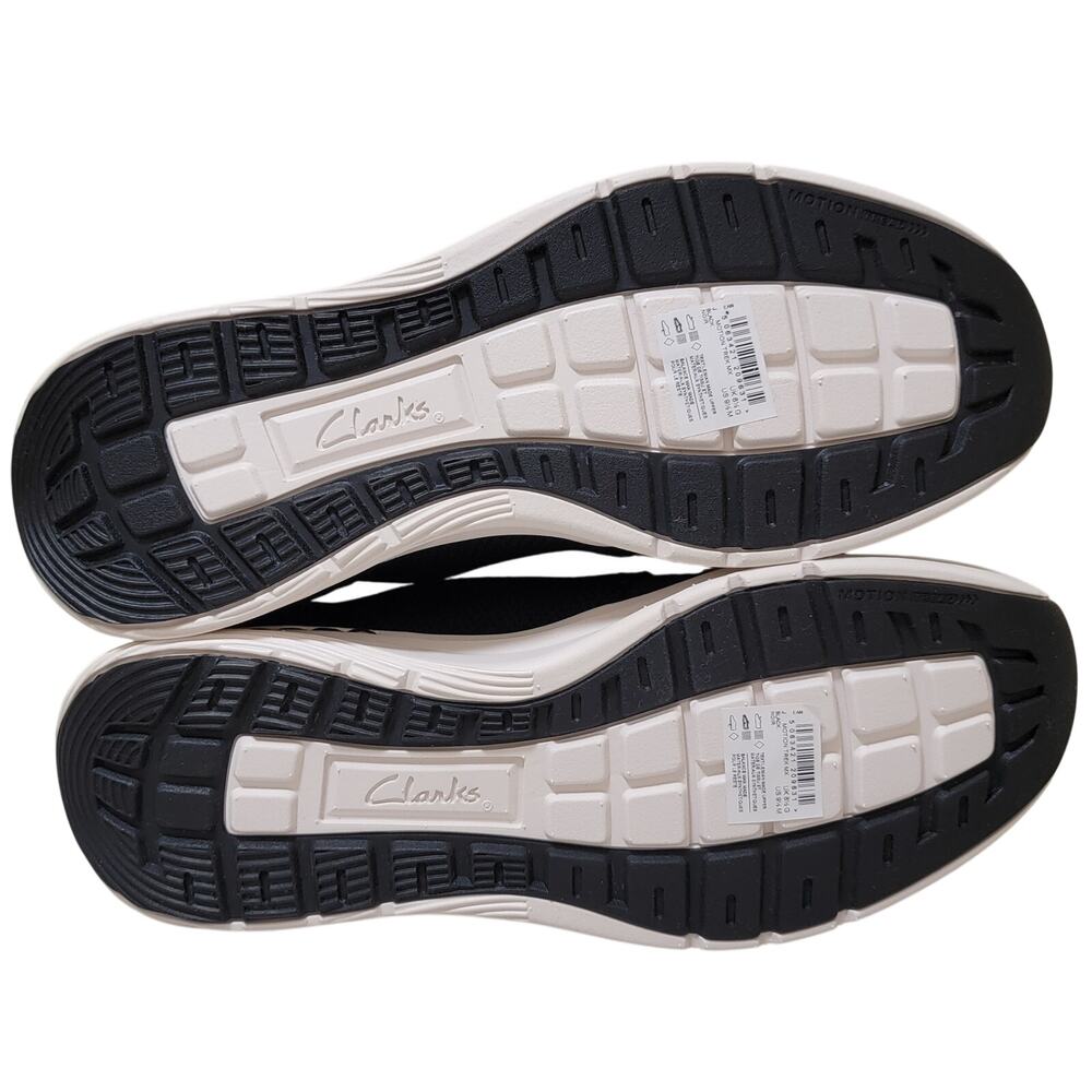 Clarks Men Motion Trek Mx Knit Low Top Derby Sneakers Size US 9.5M Black - Picture 4 of 5